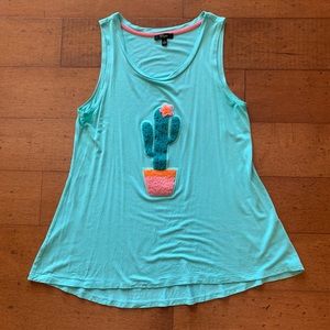 Ladies knit tank top
